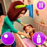 Скачать бесплатно Virtual Mother Game: Family Mom Simulator [Мод безлимитные монеты] 1.35 - Русская версия apk на Андроид