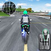 Скачать бесплатно Moto Traffic Race 2: Multiplayer [Мод много денег] 1.21.00 - RUS apk на Андроид