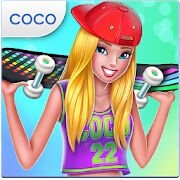 Скачать бесплатно Девушка-скейтер –Стань королевой скейт-парка! [Мод меню] 1.0.9 - RUS apk на Андроид