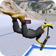 Скачать бесплатно Snowscooter Freestyle Mountain [Мод много монет] 1.09 - Русская версия apk на Андроид