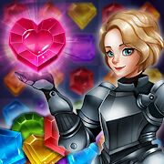 Скачать бесплатно Magical Jewels of Kingdom Knights: три в ряд [Мод открытые уровни] 1.9.1 - Русская версия apk на Андроид