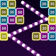 Скачать бесплатно Brick Breaker Glow [Мод много монет] 1.0.0.23 - RU apk на Андроид