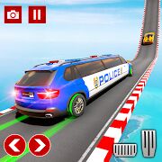 Скачать бесплатно Police Limo Car Stunt Games : Mega Ramps Car Games [Мод много денег] 2.5 - Русская версия apk на Андроид