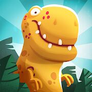 Скачать бесплатно Dino Bash [Мод открытые покупки] 1.4.3 - Русская версия apk на Андроид