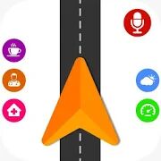 Скачать бесплатно Голосовой GPS-навигатор, GPS-навигатор Вождение [Без рекламы] 1.20 - RUS apk на Андроид